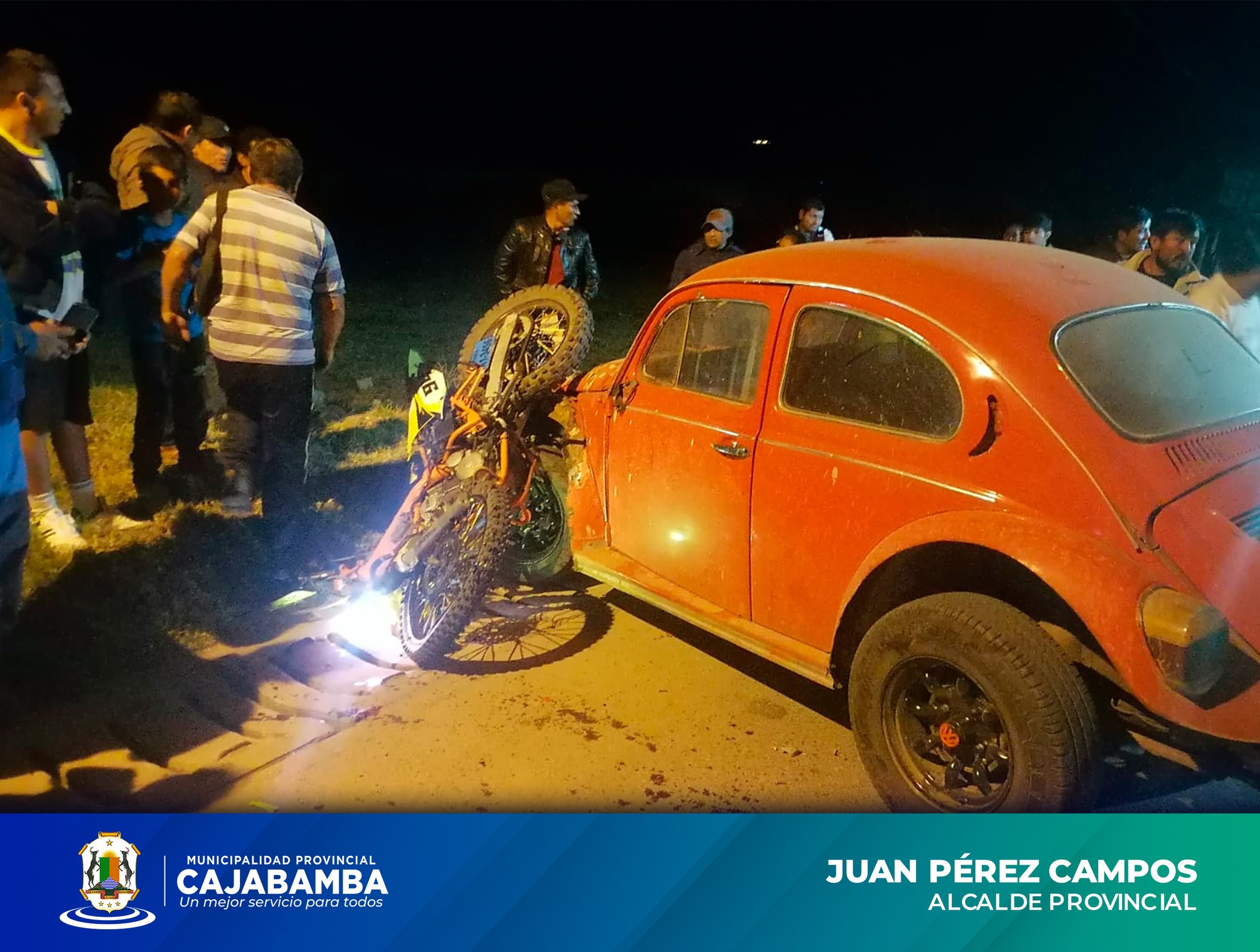 Serenazgo Brindó Apoyo en Accidente de Tránsito