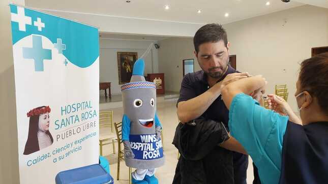 Más de 300 personas fueron vacunadas contra la influenza en Pueblo Libre