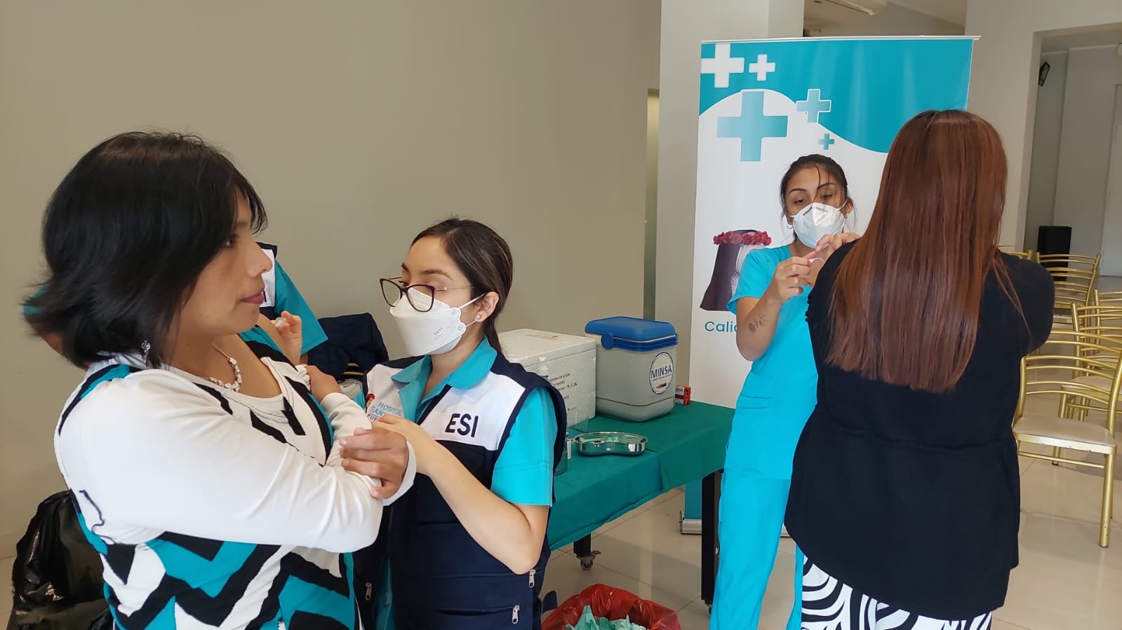 Más de 300 personas fueron vacunadas contra la influenza en Pueblo Libre