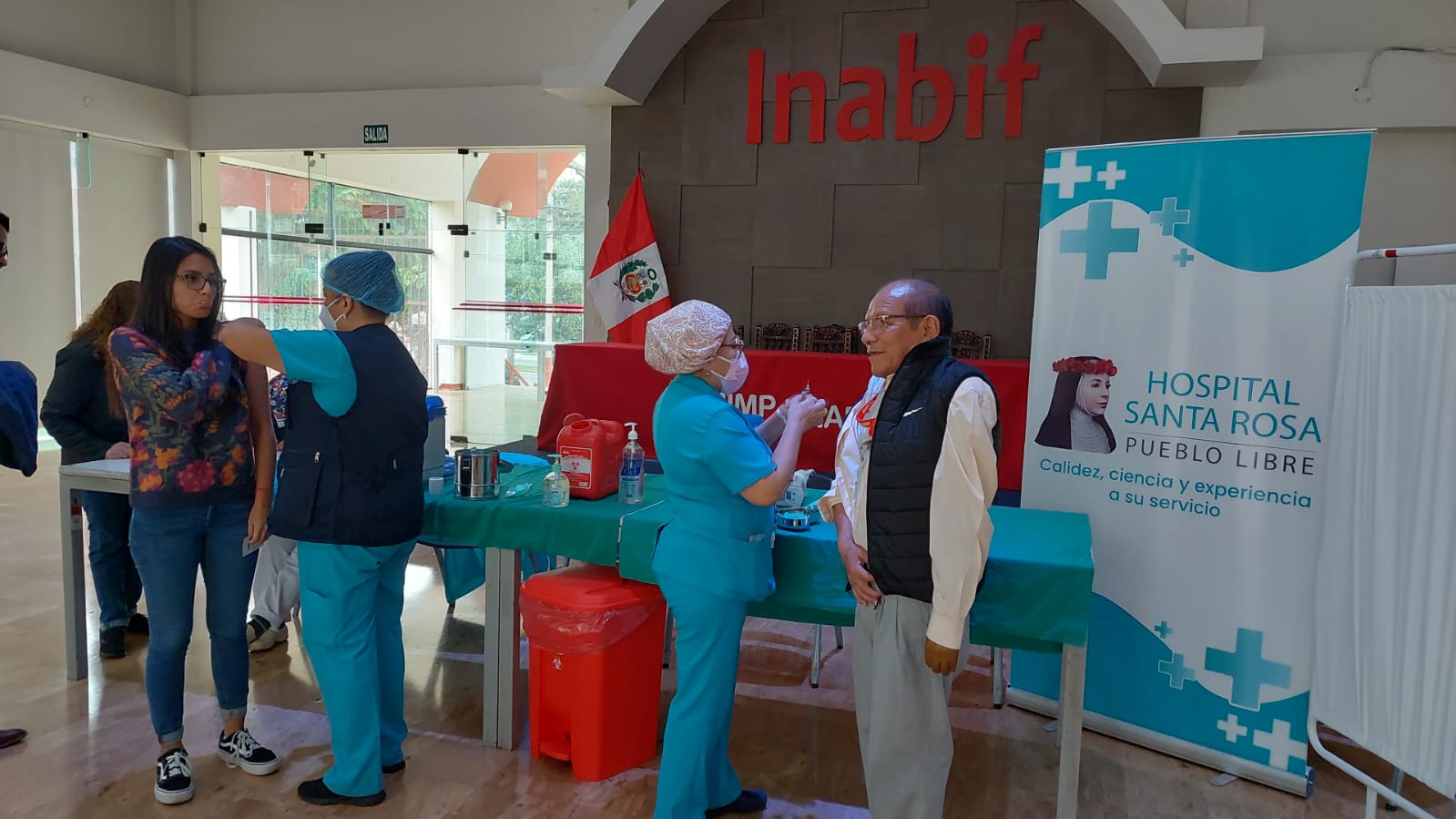 Más de 300 personas fueron vacunadas contra la influenza en Pueblo Libre
