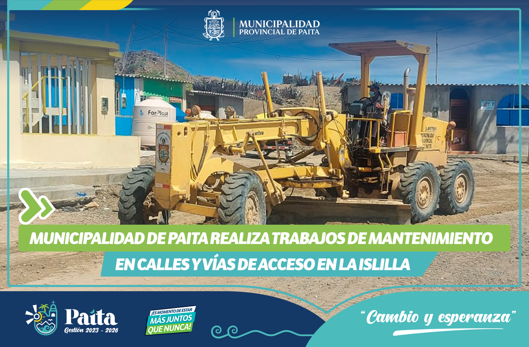 Mantenimiento calles y accesos la islilla