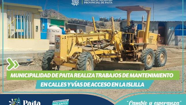 Mantenimiento calles y accesos la islilla