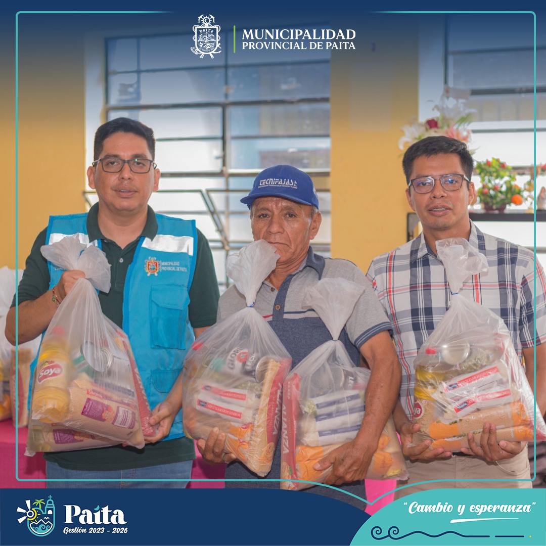 Bolsa de víveres para damnificados
