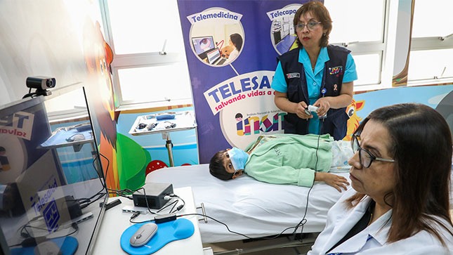 INSN de Breña implementa consultorio de Telemedicina de Avanzada para realizar teleinterconsultas con hospitales nacionales e internacionales