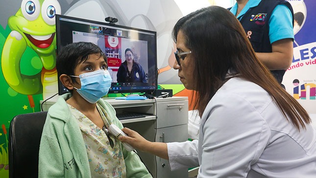 INSN de Breña implementa consultorio de Telemedicina de Avanzada para realizar teleinterconsultas con hospitales nacionales e internacionales