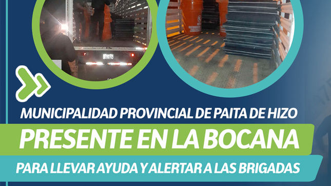 Ayuda para la bocana y alertar a las brigadas 