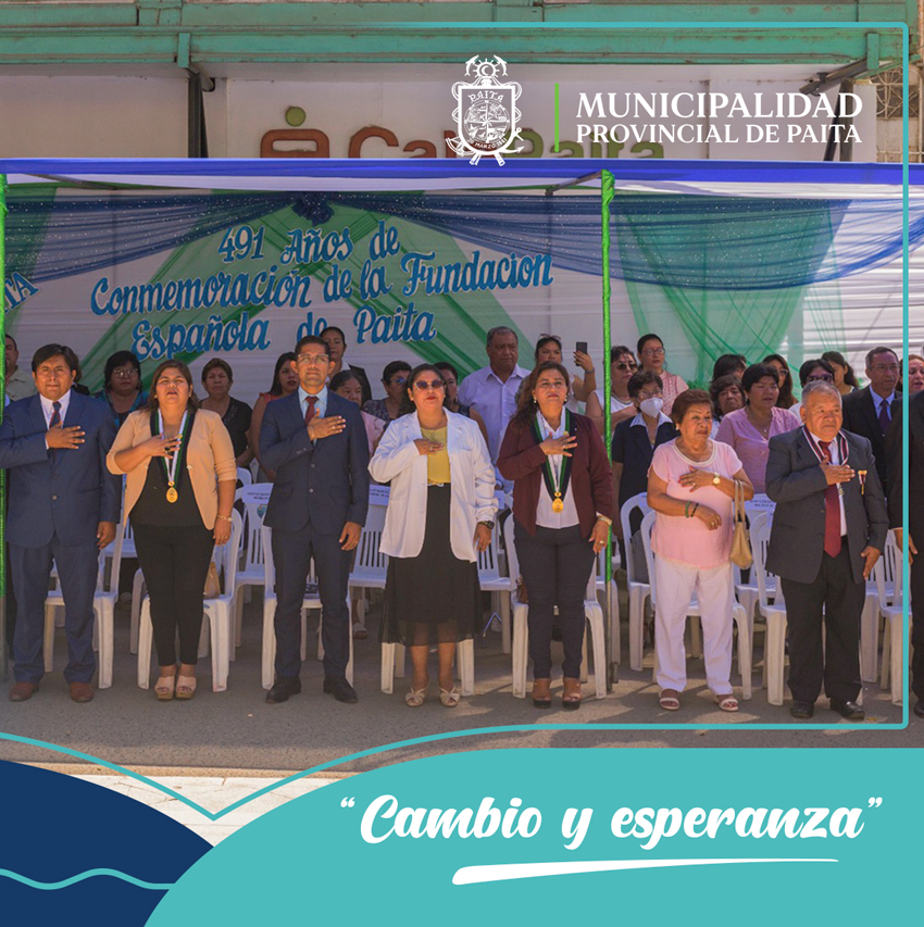 Municipalidad de Paita conmemoro el 491° Aniversario
