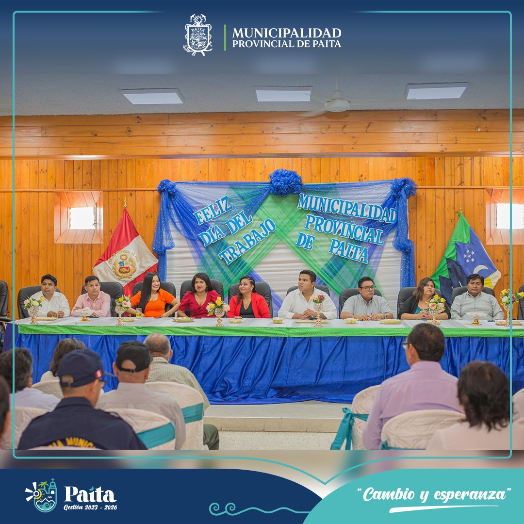Municipalidad de Paita agasajo a sus colaboradores por el día del trabajador 