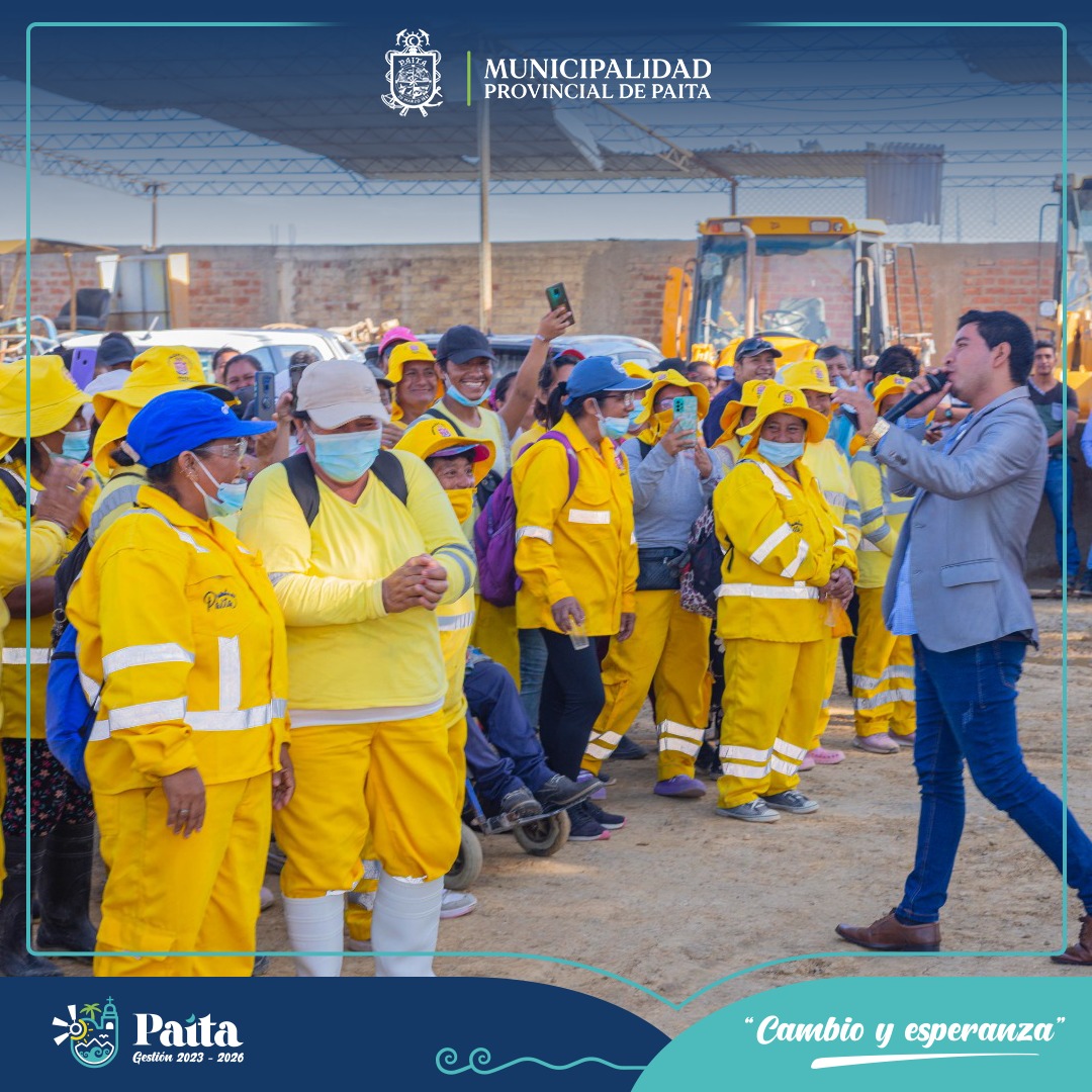 Municipalidad de Paita agasajo a sus colaboradores por el día del trabajador 