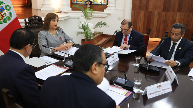 El presidente del TC, Francisco Morales, participó del Consejo de Estado