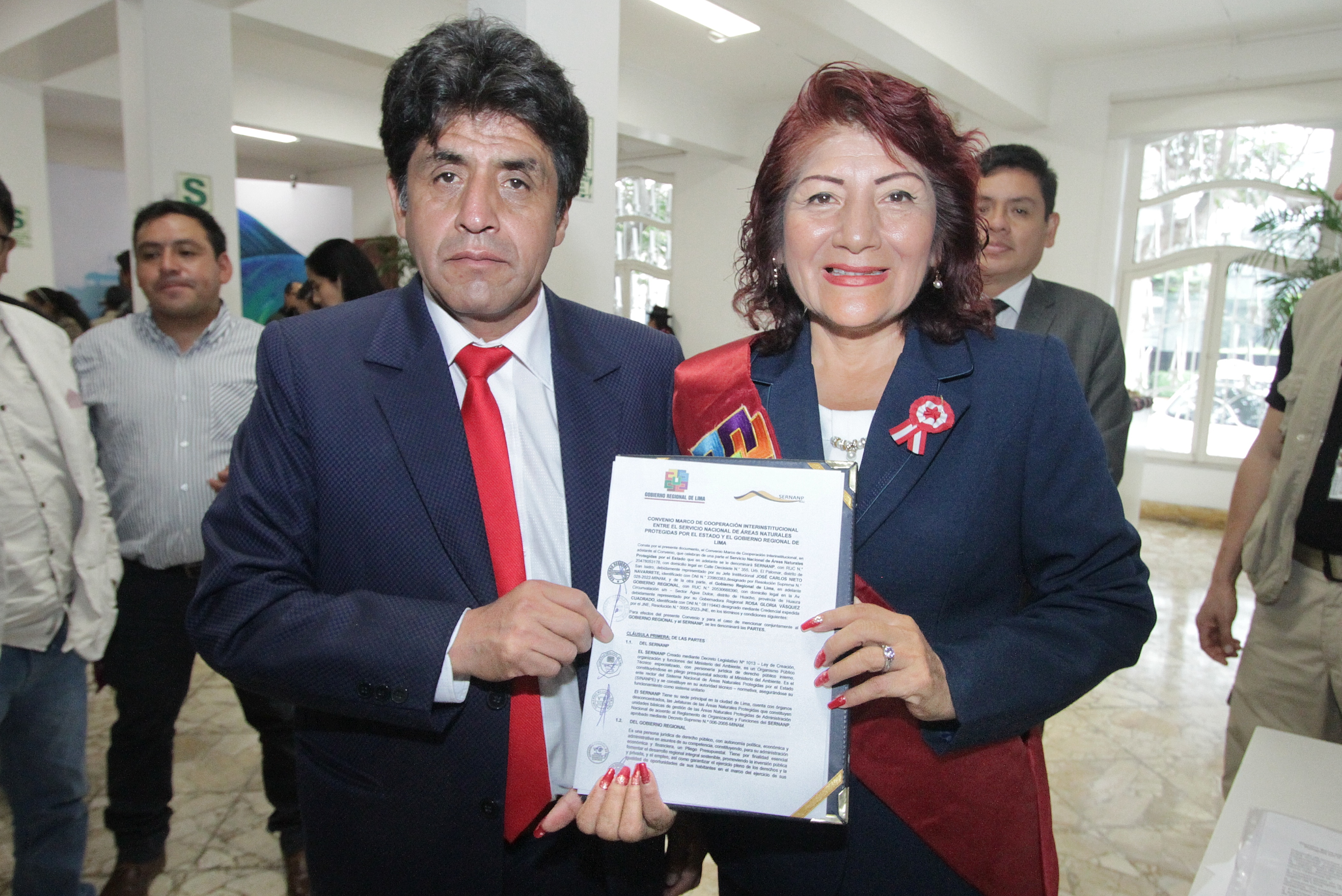 Gobernadora Rosa Vásquez participó del lanzamiento de la Feria Más Grande de la Reserva Nor Yauyos Cochas