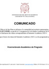 Vista preliminar de documento Comunicado - Clases terminadas semestre académico 2023-I