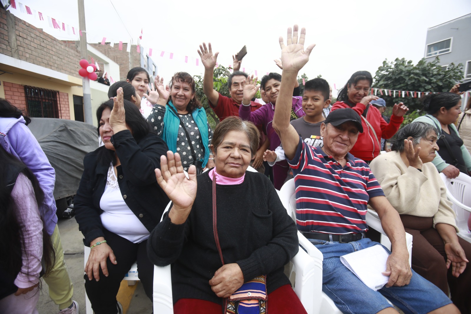 Los vecinos de Héroes del Pacífico de Villa se mostraron muy alegres y agradecieron a la Municipalidad de Chorrillos