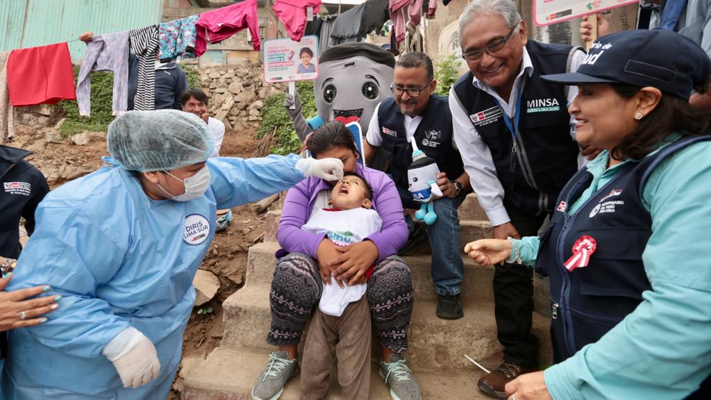 Lima sur: brigadas de vacunación recorren casa por casa para proteger a menores de San Juan de Miraflores