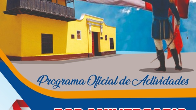 PROGRAMA OFICIAL DE LAS ACTIVIDADES  A REALIZARSE EN EL HISTÓRICO DISTRITO DE HUAURA POR LOS 202º ANIVERSARIO DE LA PROCLAMA DE INDEPENDENCIA NACIONAL