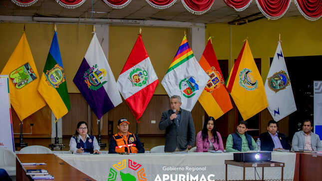 GORE Apurímac conforma comité técnico regional ante incendios forestales
