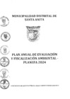 Vista preliminar de documento PLAN ANUAL DE EVALUACIÓN Y FISCALIZACIÓN AMBIENTAL - PLANEFA 2024