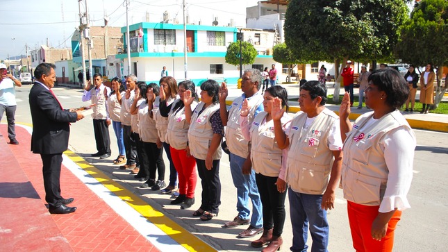 Tenientes Gobernadores juramentando al cargo 
