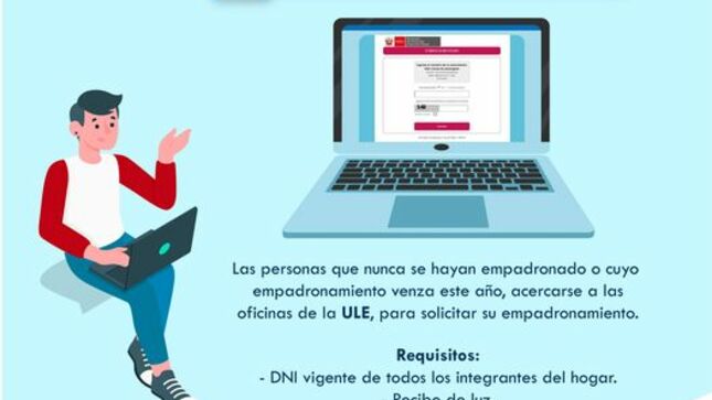 Afiche para incentivar el empadronamiento y verificación en SISFOH