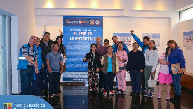 Promoviendo el fortalecimiento de la identidad cultural de nuestros niños y jóvenes de la Oficina Municipal de Atención a las Personas con Discapacidad, se organizó la visita a la exposición fotográfica 🖼️❄️ “El Perú en la Antártida”