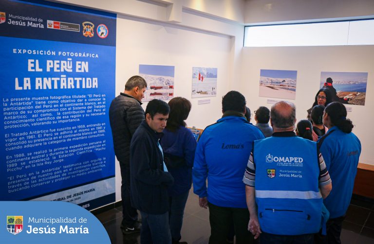Promoviendo el fortalecimiento de la identidad cultural de nuestros niños y jóvenes de la Oficina Municipal de Atención a las Personas con Discapacidad, se organizó la visita a la exposición fotográfica 🖼️❄️ “El Perú en la Antártida”