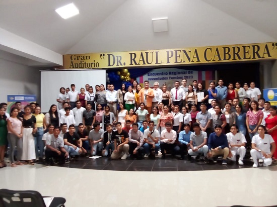 Jóvenes Canoenses participan del primer encuentro regional de la juventud en Tumbes
