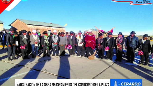 SE INAUGURÓ LA OBRA DENOMINADA “MEJORAMIENTO DEL CONTORNO DE LA PLAZA DEL C.P. DE SAN ANTONIO”.

El alcalde de la Municipalidad Distrital de Zepita Ing. Gerardo Zapana Rondón junto a su Concejo Municipal, realizó la inauguración de la plaza de armas del Centro Poblado de San Antonio de Pavita. Esta actividad de llevó a cabo el día de ayer domingo 16 de julio del 2023 con la presencia de autoridades comunales, tenientes gobernadores de la jurisdicción y población en general, quienes se mostraron muy contentos y emocionados por la pavimentación de la plaza principal del Centro Poblado.
 
La Municipalidad Distrital a cargo del Ing. Gerardo Zapana Rondón junto a su Concejo Municipal se comprometen a seguir trabajando por el desarrollo de nuestro distrito de Zepita. 