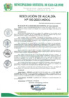 Vista preliminar de documento Resolución de Alcaldía 150-2023