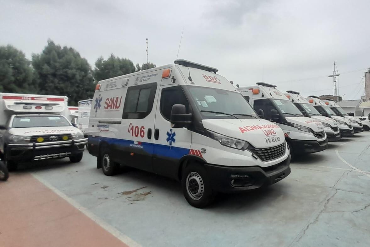 Más de medio millón de liberteños se beneficiarán con las 38 nuevas ambulancias adquiridas por el GORE