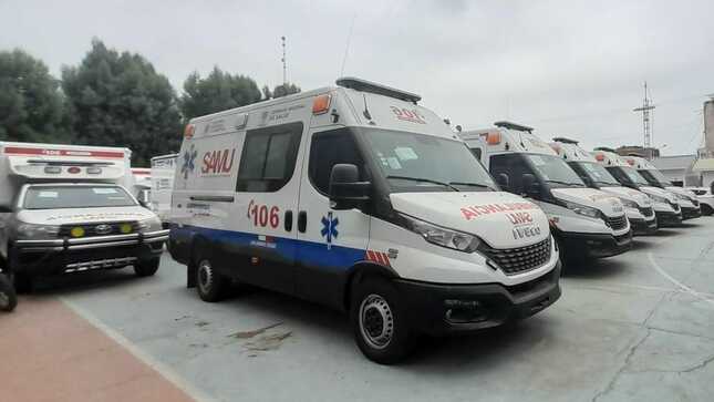 Más de medio millón de liberteños se beneficiarán con las 38 nuevas ambulancias adquiridas por el GORE