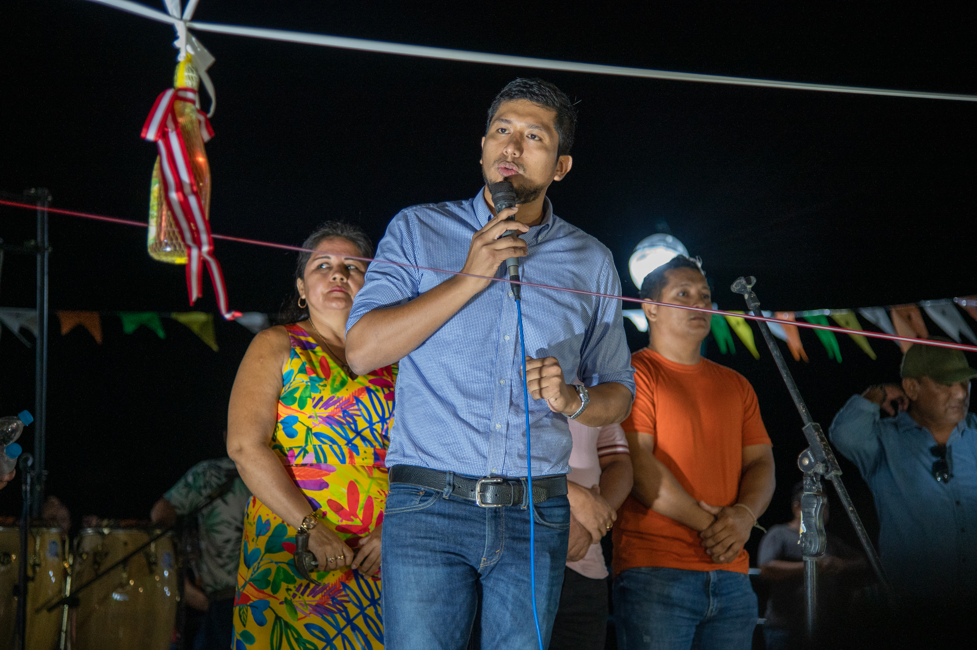 El burgomaestre provincial, Roy Saldaña participó este sábado 15 de julio de la inauguración del Boulevard Garcilazo de la Vega, a cargo del gerente Sub Regional, Ing. Jhony Escudero.