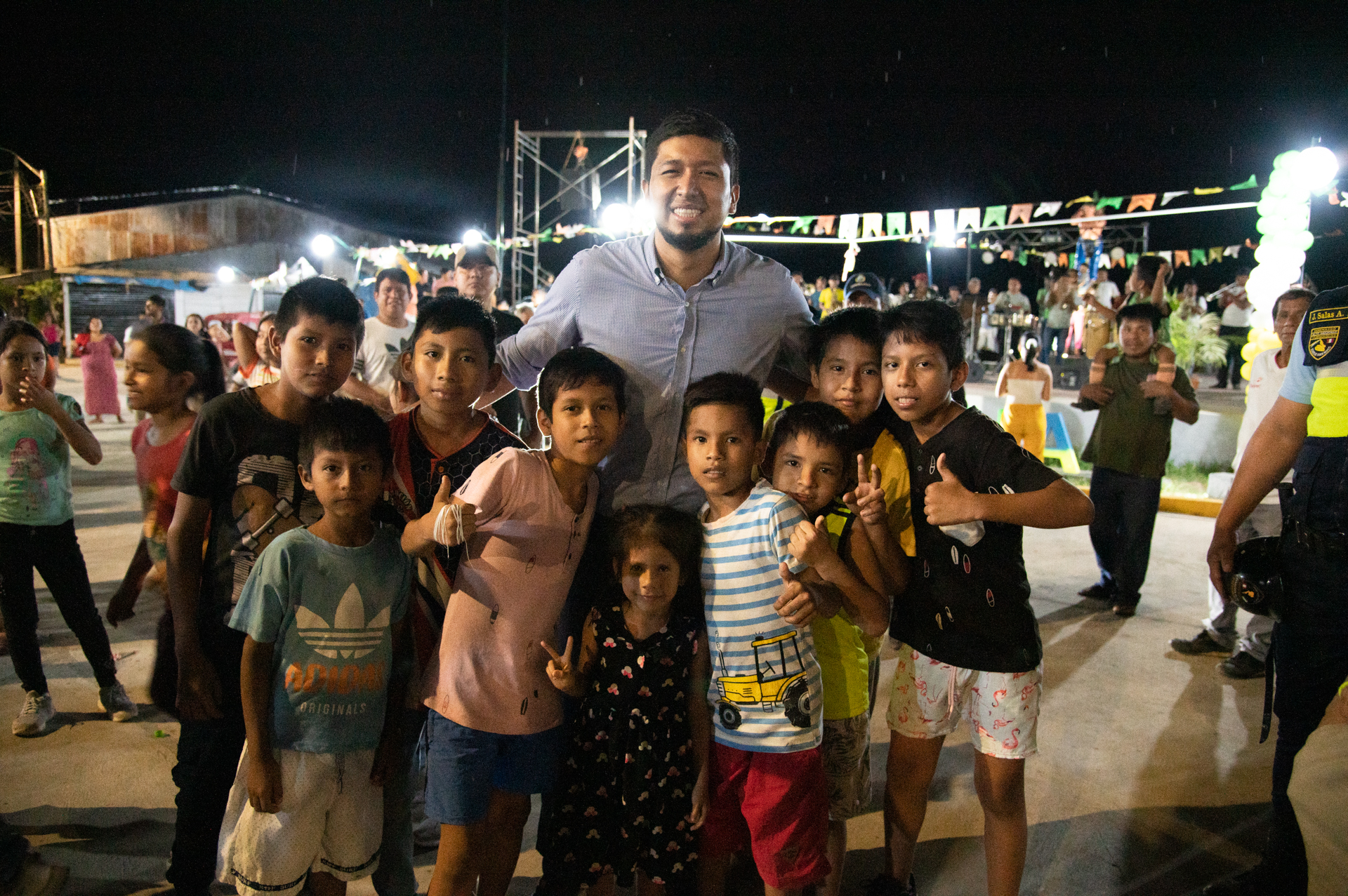 El burgomaestre provincial, Roy Saldaña participó este sábado 15 de julio de la inauguración del Boulevard Garcilazo de la Vega, a cargo del gerente Sub Regional, Ing. Jhony Escudero.