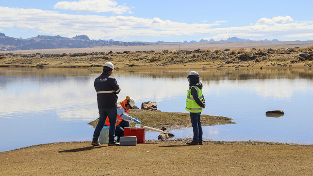 Pasco: AMSAC realizó monitoreo de calidad del agua en el proyecto Delta Upamayo