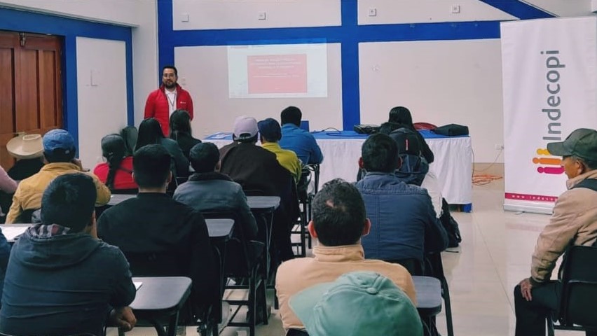 El Indecopi fomenta el uso de la propiedad intelectual entre productores y empresarios de la región Cajamarca