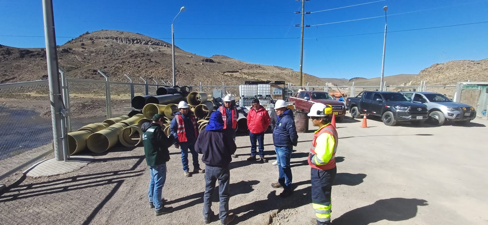 Proyecto Especial Regional Pasto Grande realiza inspección técnica a la planta de bombeo Chincune