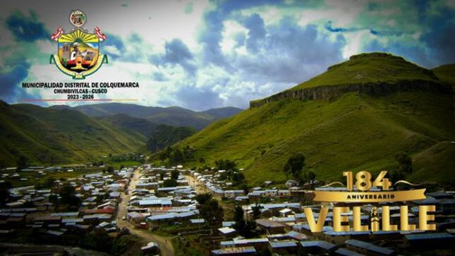 La municipalidad Distrital de Colquemarca, liderada por nuestro alcalde, Prof. Santos Oviedo Ataucuri, la plana de regidores, funcionarios y trabajadores, queremos expresar nuestras más sinceras felicitaciones al hermano distrito de Velille por su 184 aniversario de creación política.
Velille ha sido un ejemplo de tenacidad, unidad y dedicación, y es motivo de admiración el crecimiento y desarrollo que han experimentado a lo largo del tiempo.
La hermandad entre nuestros distritos es invaluable, y este aniversario es una oportunidad para reafirmar los lazos de amistad y cooperación que nos unen. Estamos seguros de que, trabajando de la mano, podremos seguir construyendo un futuro prometedor para nuestras comunidades y fomentando el bienestar de nuestros ciudadanos.
En este aniversario, enviamos nuestros mejores deseos para que continúen cosechando éxitos en todos sus proyectos y metas futuras.
¡Feliz 184 aniversario, Velille!
¡Colquemarca, un nuevo comienzo con oportunidades para todos!
Prof. Santos Oviedo Ataucuri - Alcalde
Gestión 2023 - 2026.
