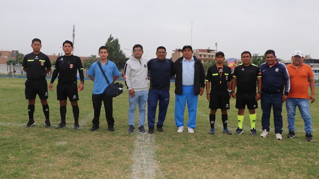 ALCALDE LIC. JUAN REAÑO PARTICIPA EN LA FINAL DEL CAMPEONATO PROVINCIAL  DE FUTBOL DE MENORES 