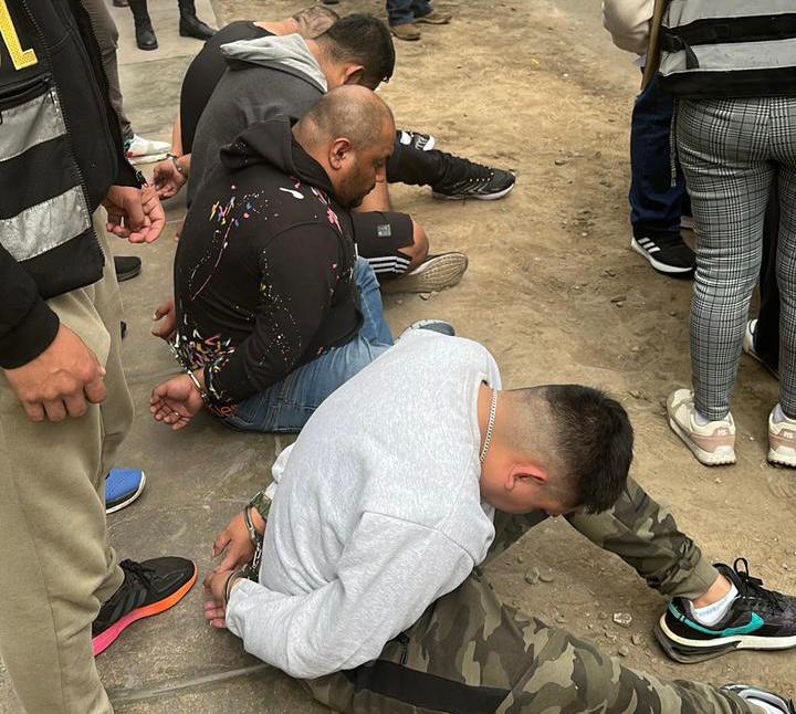 Delincuentes capturados en San Juan de Lurigancho