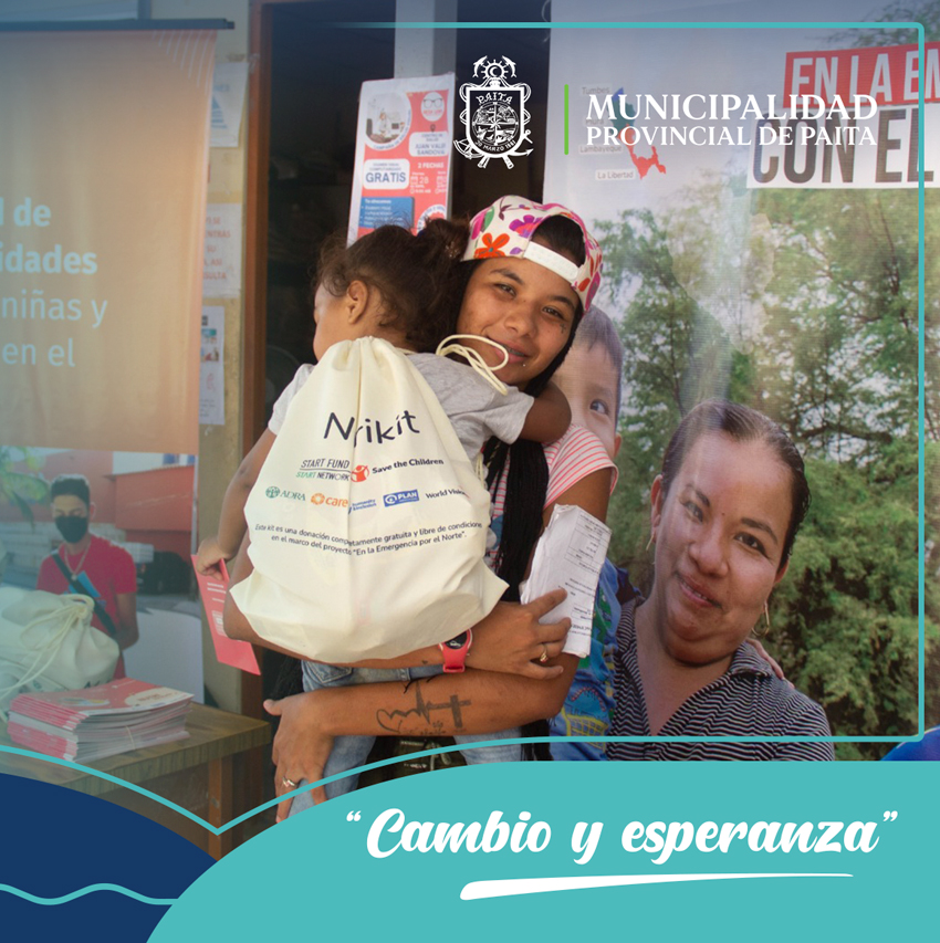 Organización internacional entrega kits nutritivos a niños paiteños