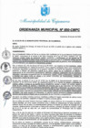 Vista preliminar de documento ORDENANZA MUNICIPAL Nº 850-CMPC