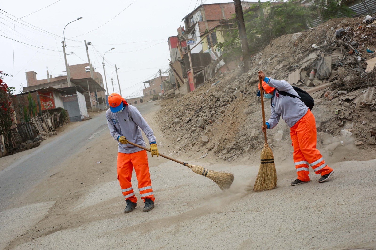 Se hizo el barrido de calles en los alrededores