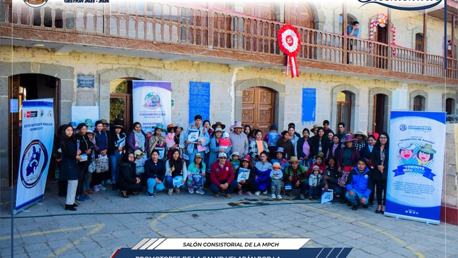 Municipalidad Provincial de Chumbivilcas capacita a promotores de la salud para la disminución de la anemia en Santo Tomás