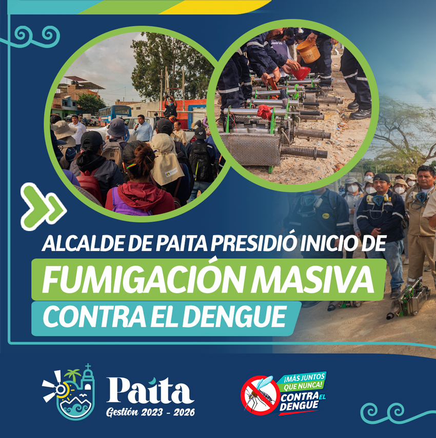 FUMIGACIÓN MASIVA CONTRA EL DENGUE
