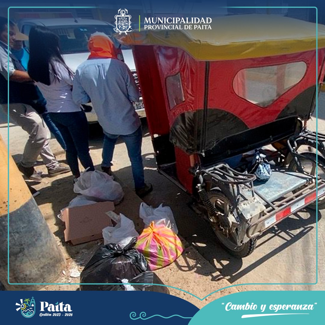 Multa por arrojar residuos sólidos a las vías publicas