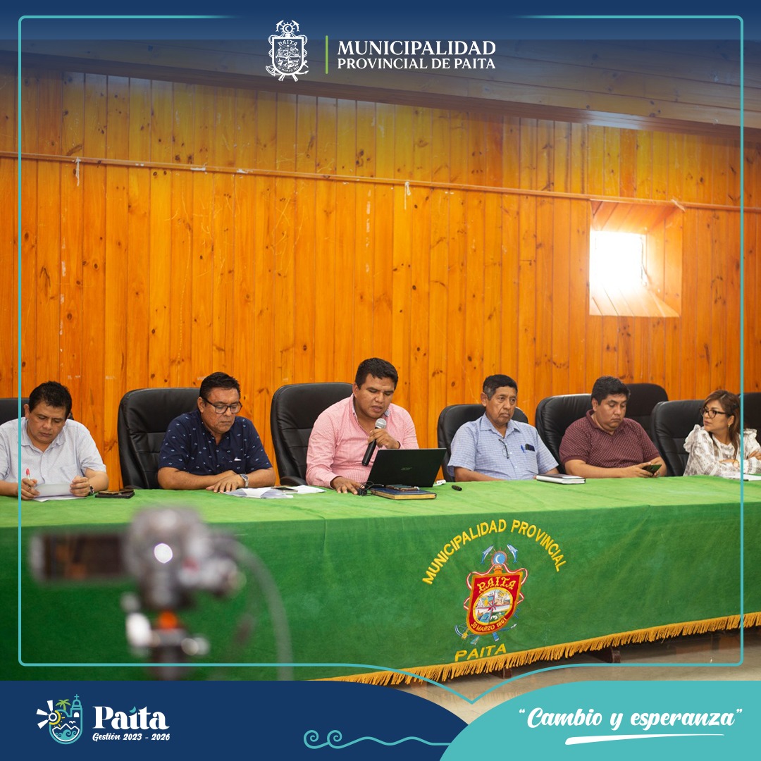 Municipalidad de Paita desarrolló con éxito la primera audiencia pública 2023