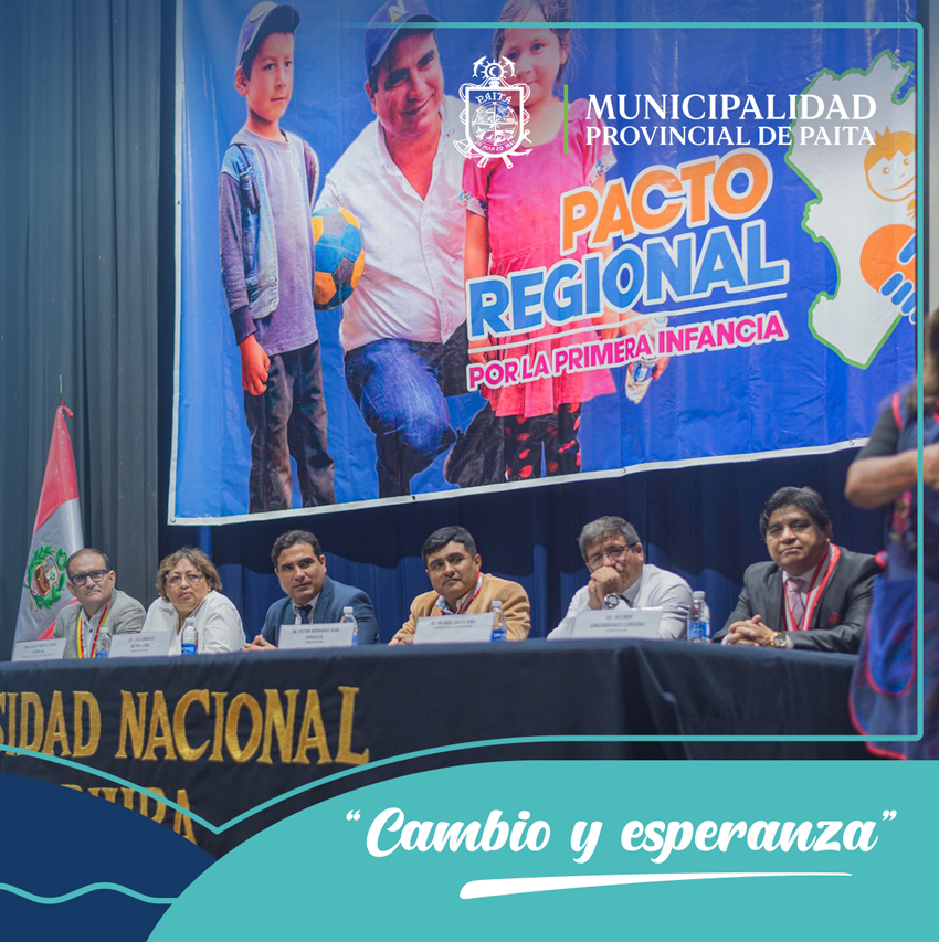 Alcalde Pedro Cuadros Alzamora Asistió al Pacto Regional "Unidos por la Primera Infancia"