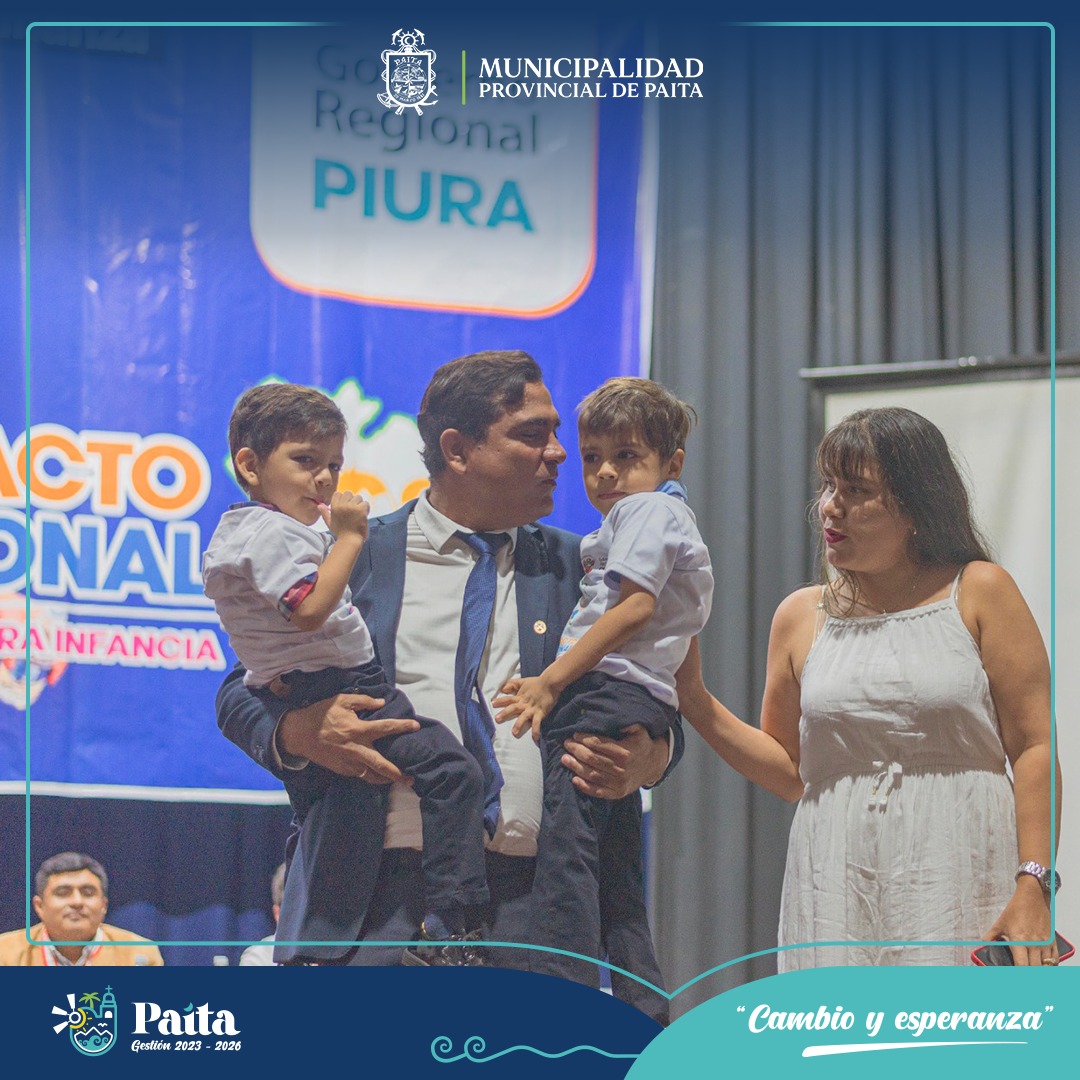 Alcalde Pedro Cuadros Alzamora Asistió al Pacto Regional "Unidos por la Primera Infancia"