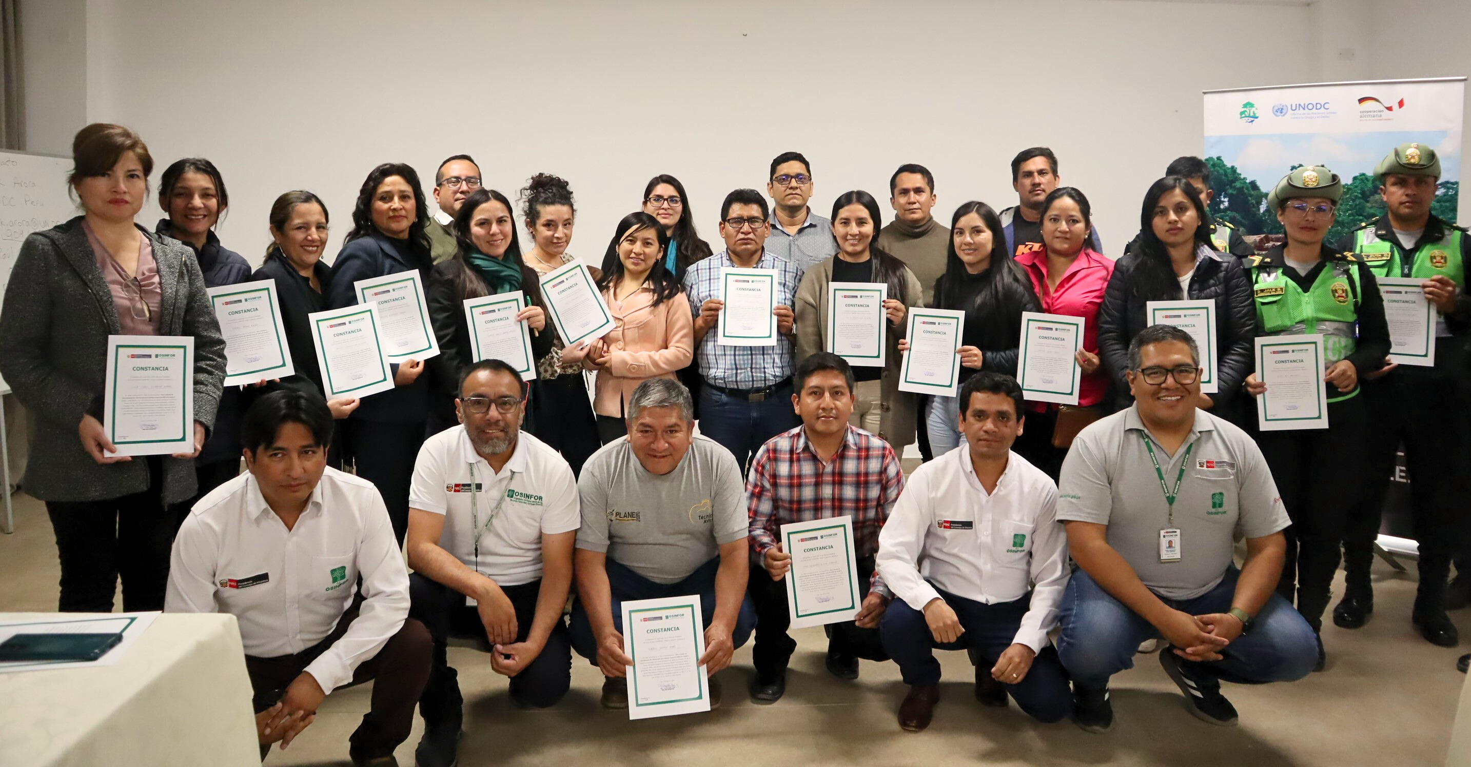 Foto grupal del taller