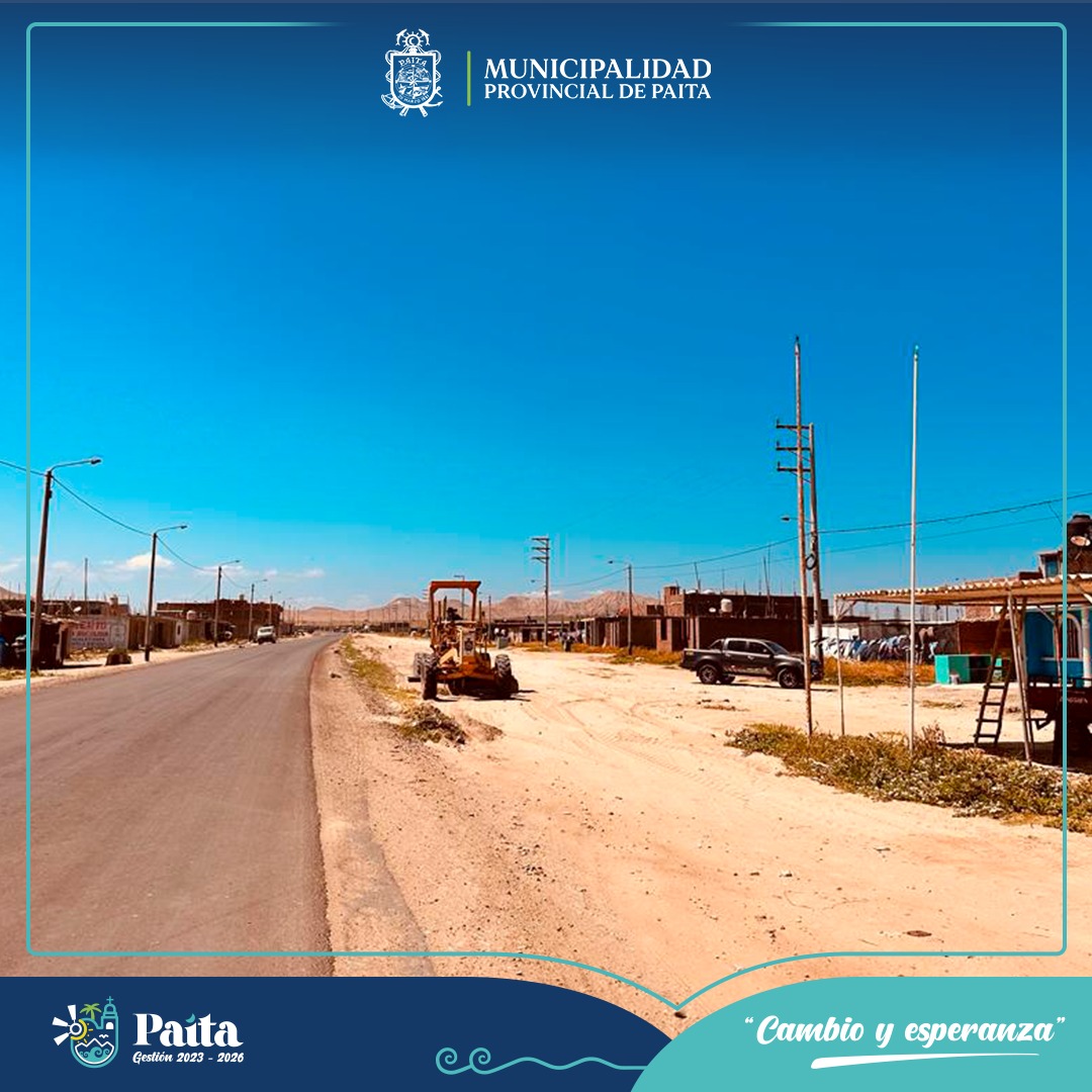 Municipalidad de Paita realizó Mantenimiento a Calles y Vías de la Islilla