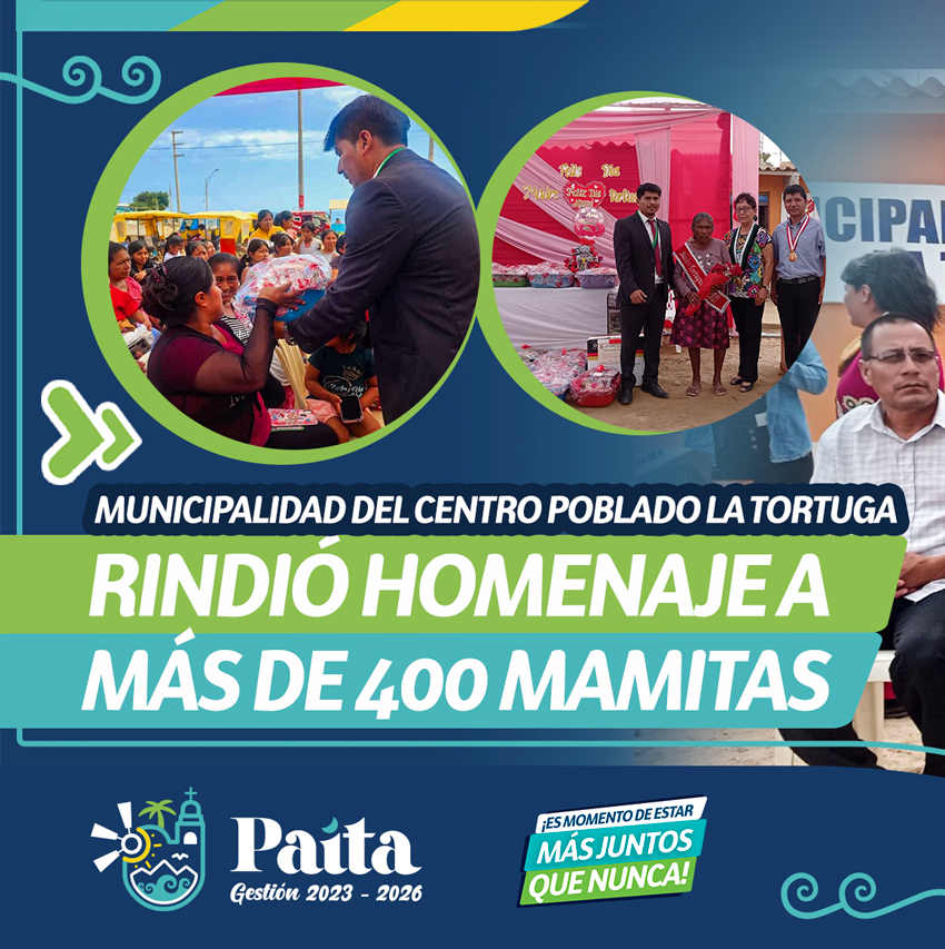 La tortuga rindió homenaje a 400 mamitas
